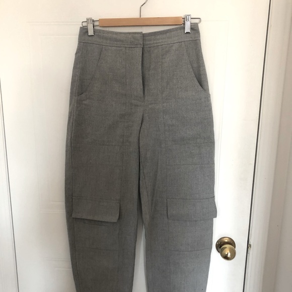 The Group Babaton Summers Pant, light grey, size 4 - Picture 6 of 9